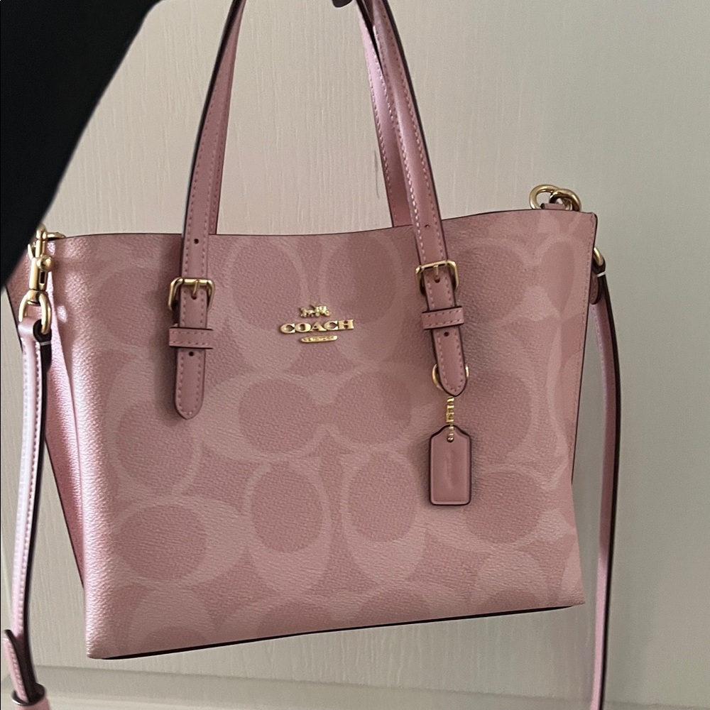 Coach Blush Pink Signature Tote